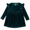 Kids * | Bestsellers Wrangler Infant Girls' Long Sleeve Ruffle Dress