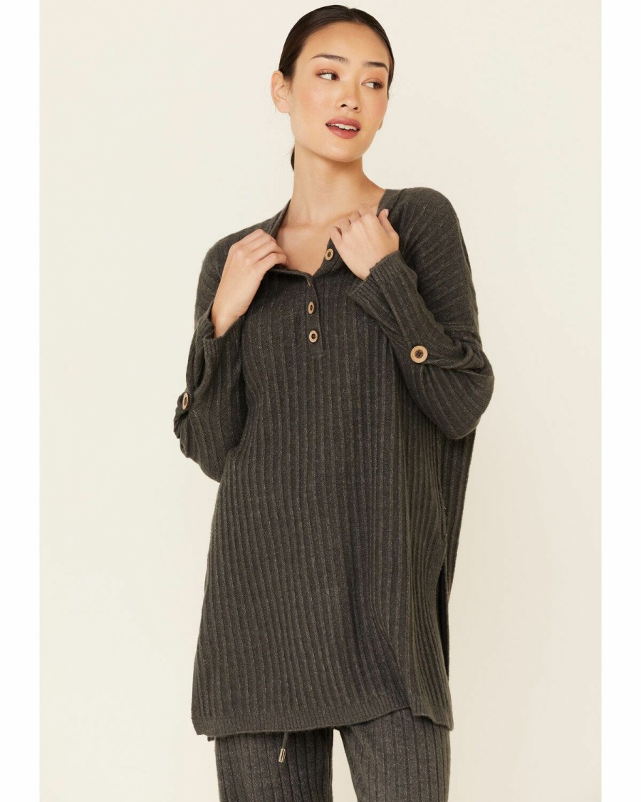 Women * | Special Offers Free People Women'S Around The Clock Henley Top