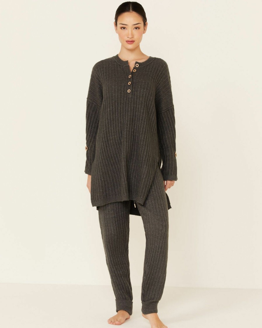 Women * | Special Offers Free People Women'S Around The Clock Henley Top