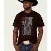 Men * | Sale Online Cody James Men'S We The People Flag Graphic Short Sleeve T-Shirt