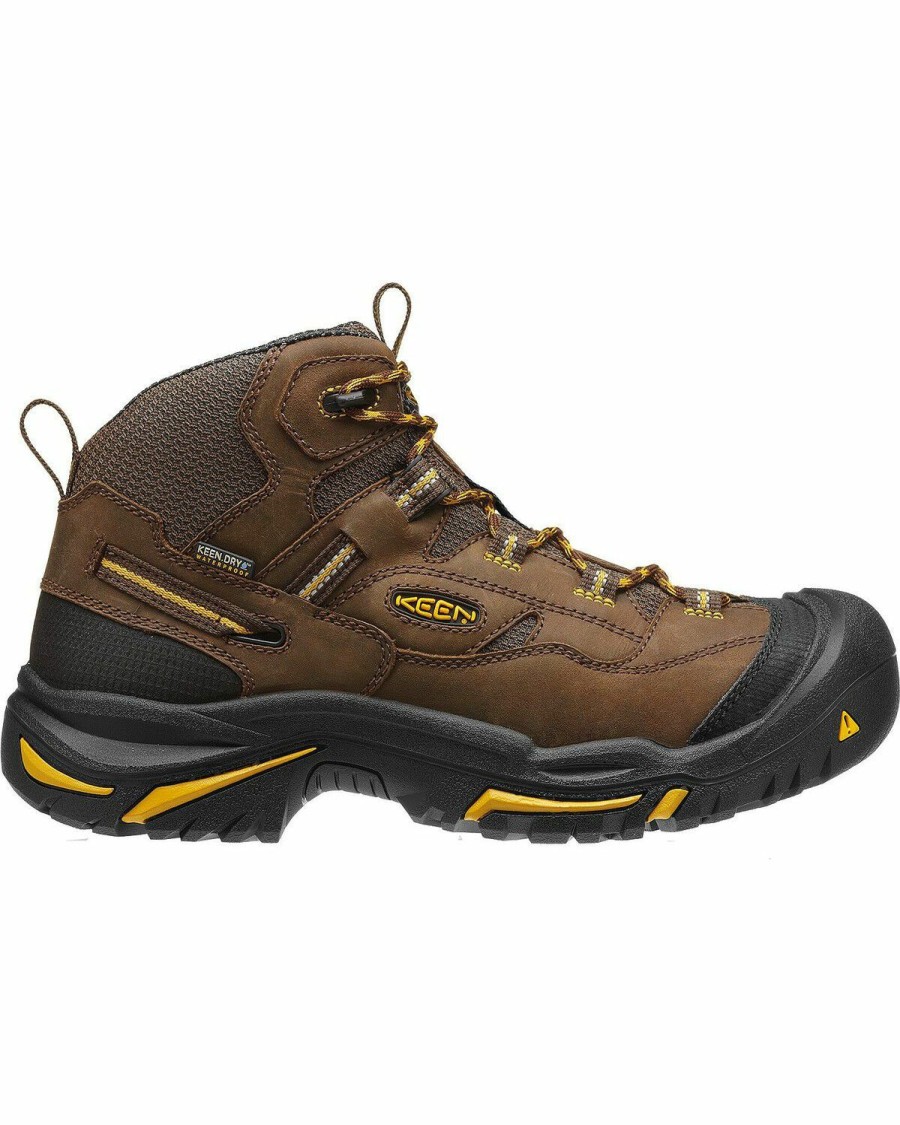 Men * | Premium Keen Men'S Braddock Mid Waterproof Boots Steel Toe