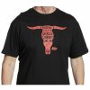 Men * | Attractive Justin Men'S Original American Cowboy Bull Graphic Short Sleeve T-Shirt