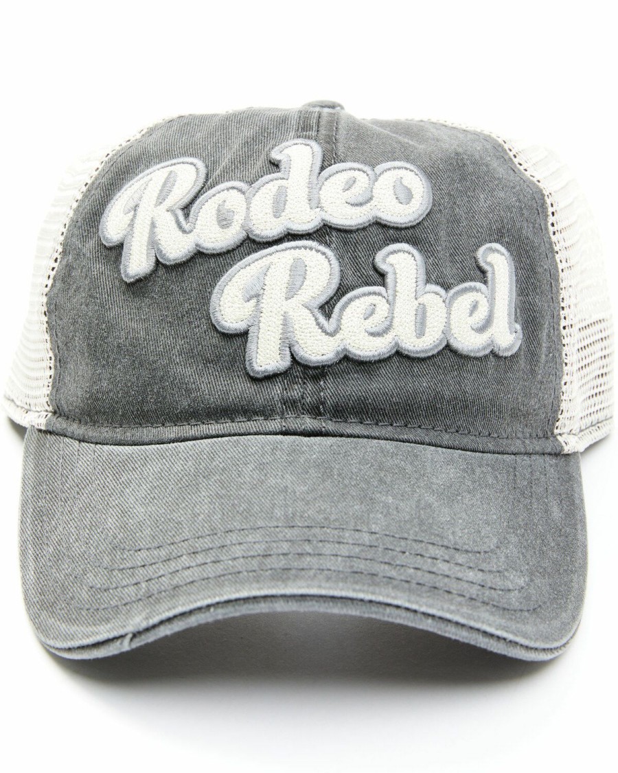 Women * | Official Idyllwind Women'S Rodeo Rebel Embroidered Mesh-Back Trucker Cap