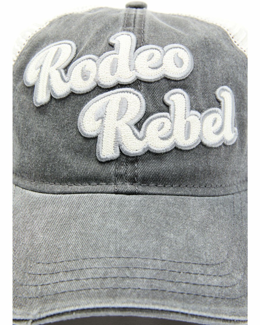 Women * | Official Idyllwind Women'S Rodeo Rebel Embroidered Mesh-Back Trucker Cap