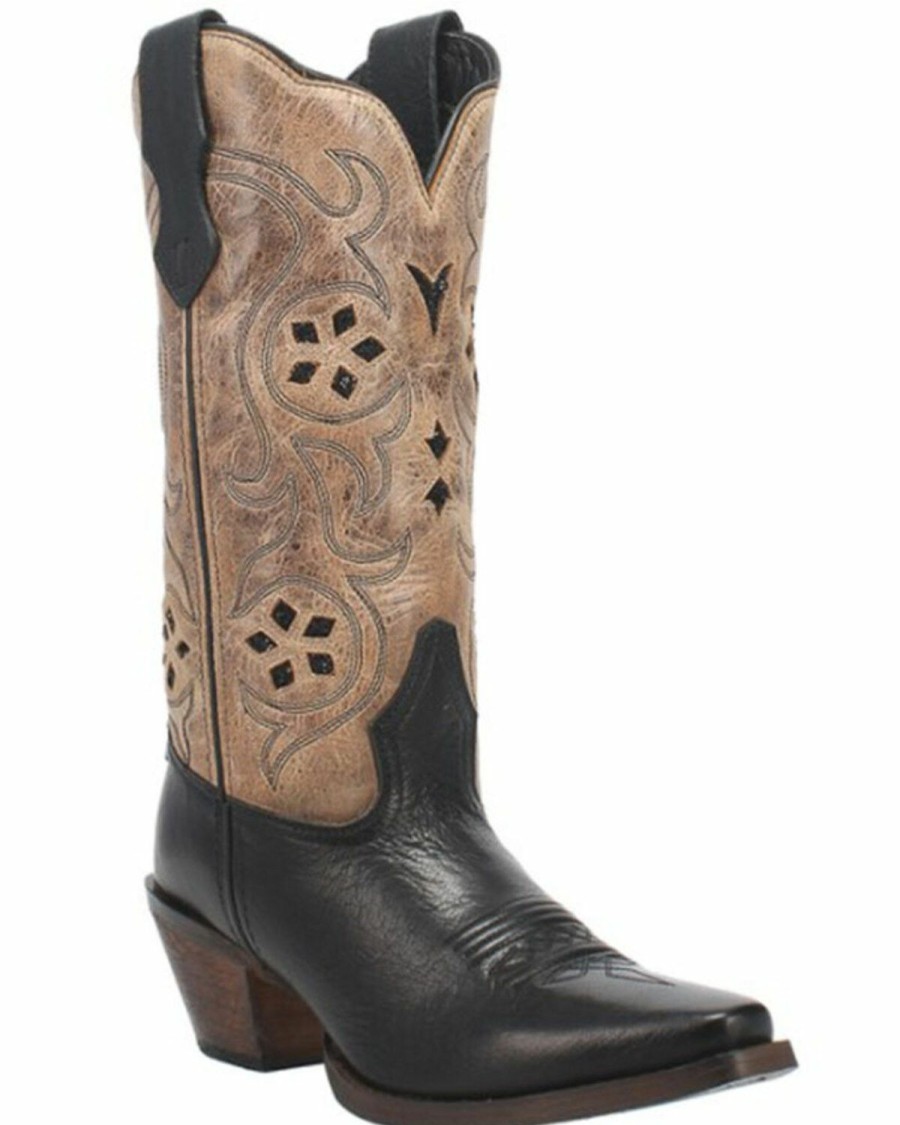 Women * | Special Offers Laredo Women'S Diamond In The Rough Western Boots Snip Toe