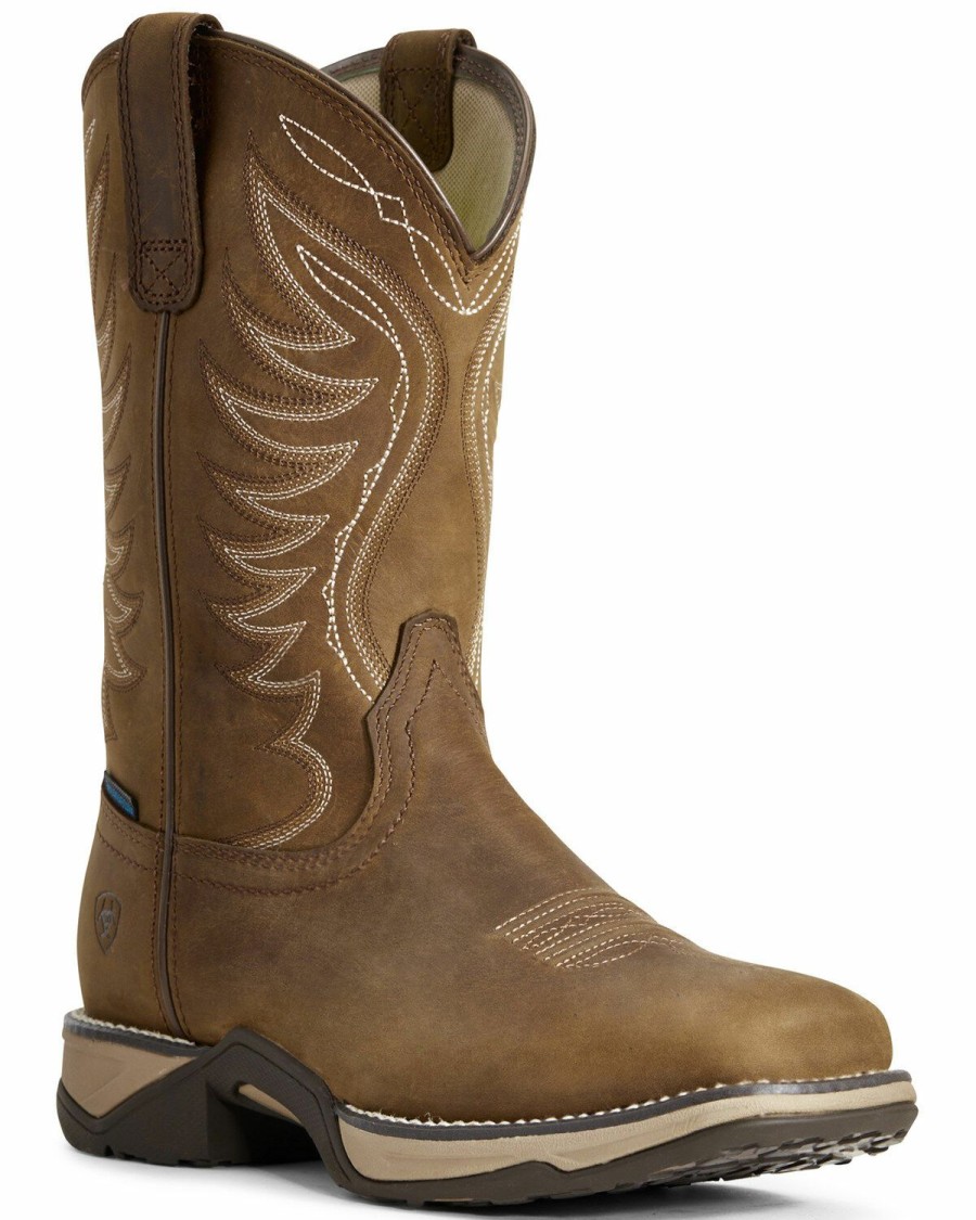 Women * | Attractive Ariat Women'S Anthem Waterproof Western Boots Square Toe