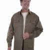 Men * | New Scully Men'S Mole Skin Shirt Jacket