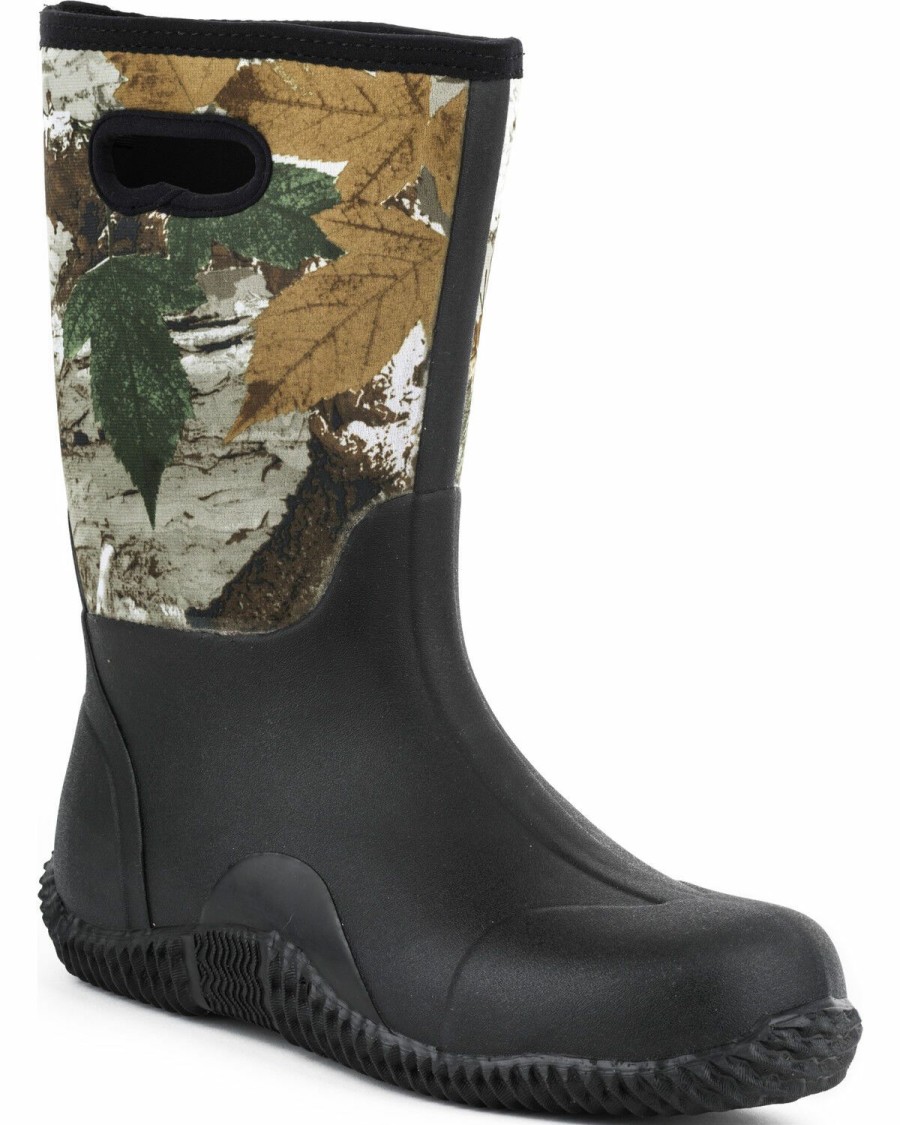 Men * | Cheap Roper Men'S Camo Neoprene Barnyard Work Boots