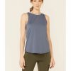 Women * | Cut Price Wrangler Atg Women'S All-Terrain Indigo Ringer Tank Top