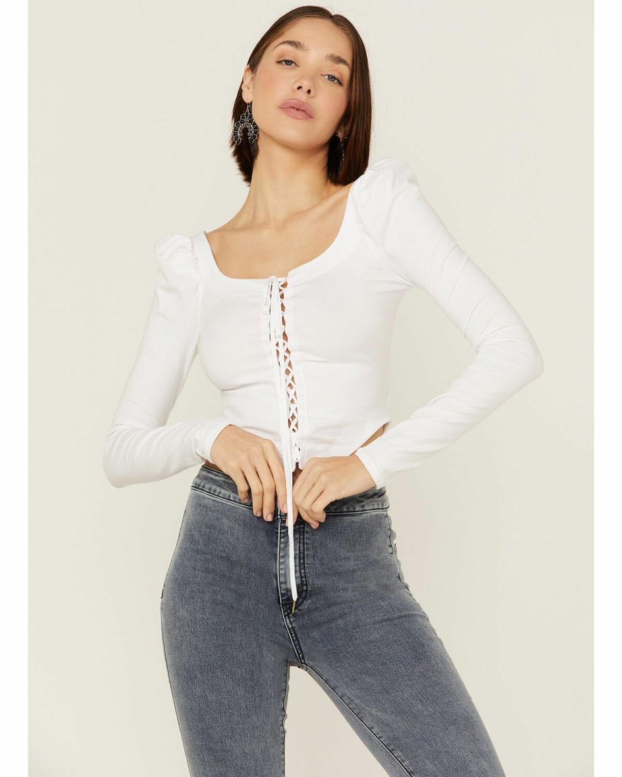 Women * | Cut Price Free People Women'S Willow Long Sleeve Top