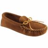 Men * | New Minnetonka Suede Camp Moccasins