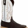 Men * | Attractive Durango Men'S Dark Hickory & White Rebel Pro Lite Western Performance Boot Square Toe