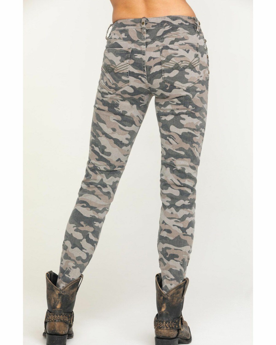 Women * | Unique Idyllwind Women'S Camo Skinny Jeans