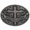 Men * | Premium Cody James Faith Courage Pride Belt Buckle