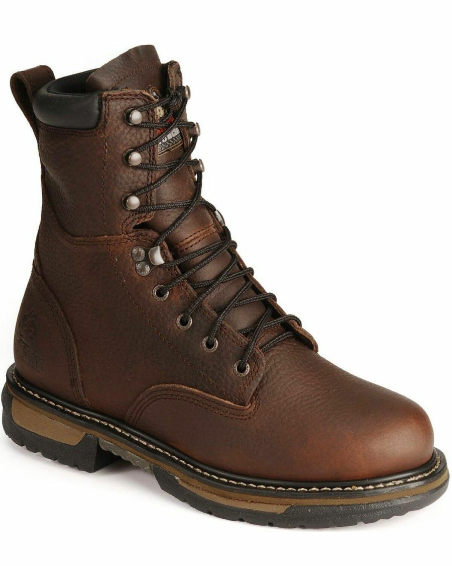 Men * | Attractive Rocky Men'S Ironclad Steel Toe Waterproof Work Boots