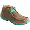 Kids * | Exquisite Gifts Twisted X Kid'S Brown And Turquoise Leather Driving Mocs