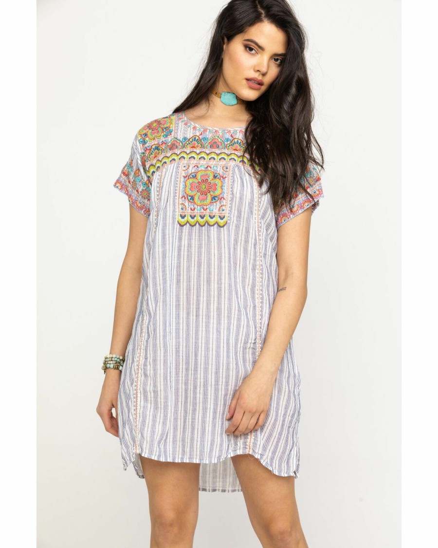 Women * | Discount Johnny Was Women'S Tamia Peasant Tunic Dress