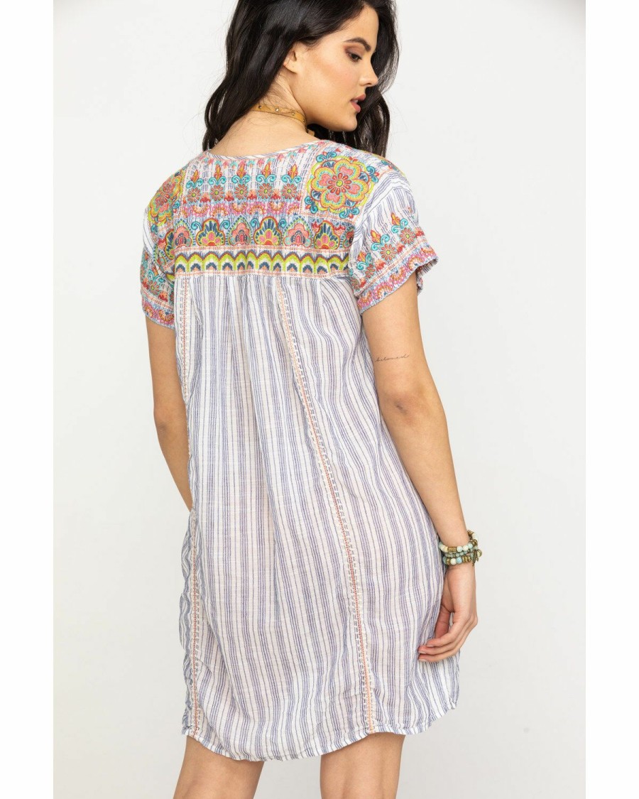 Women * | Discount Johnny Was Women'S Tamia Peasant Tunic Dress