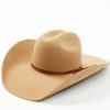 Women * | Sale Online Serratelli Women'S Cattleman Fur Felt Western Hat