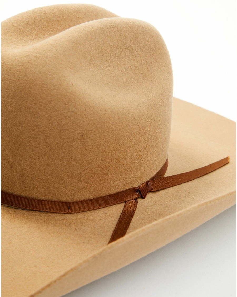 Women * | Sale Online Serratelli Women'S Cattleman Fur Felt Western Hat