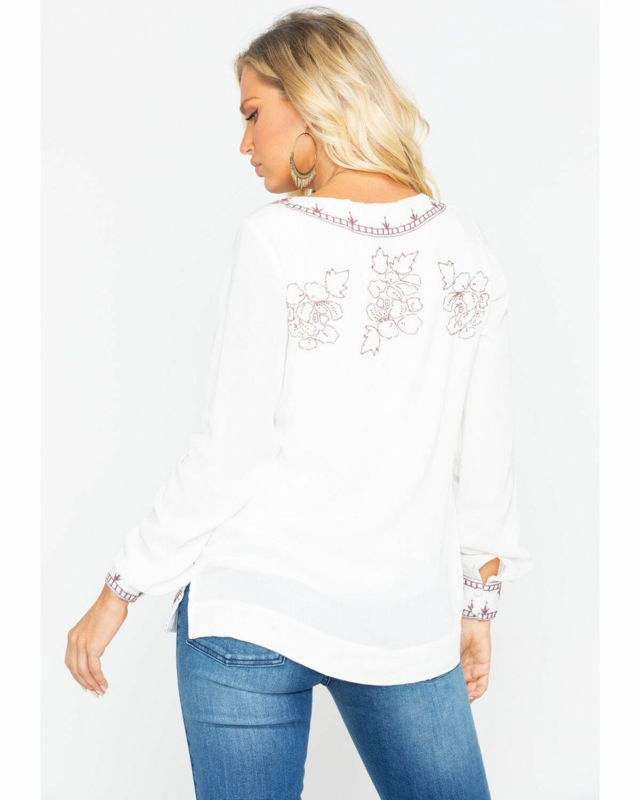 Women * | Sale Online Idyllwind Women'S Homegrown Lace Up Tunic Top