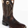 Men * | Sale Online Ariat Men'S Brown Sport Ranger Western Boots Square Toe