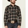 Gifts * | Official Ariat Men'S Harrisburg Retro Plaid Long Sleeve Snap Western Shirt