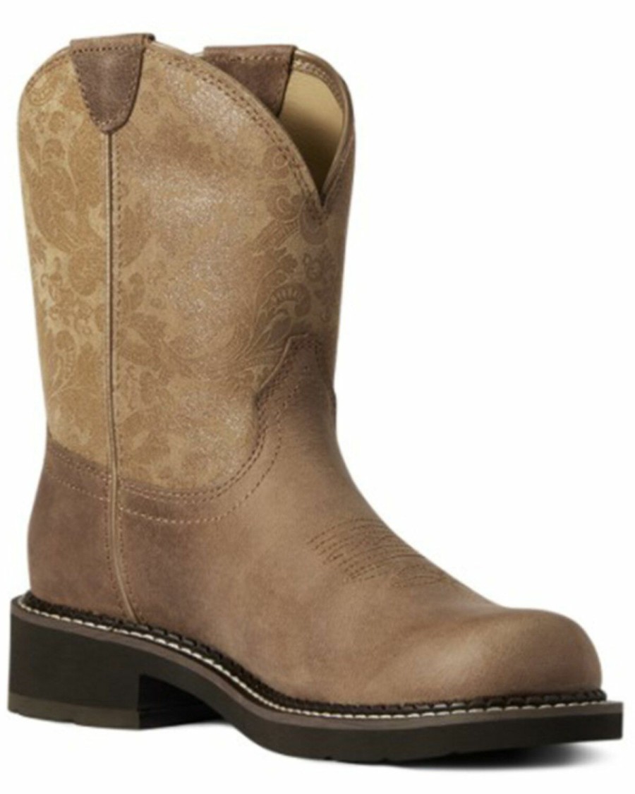 Women * | Top Selling Ariat Women'S Fay Fatbaby Western Boots Round Toe