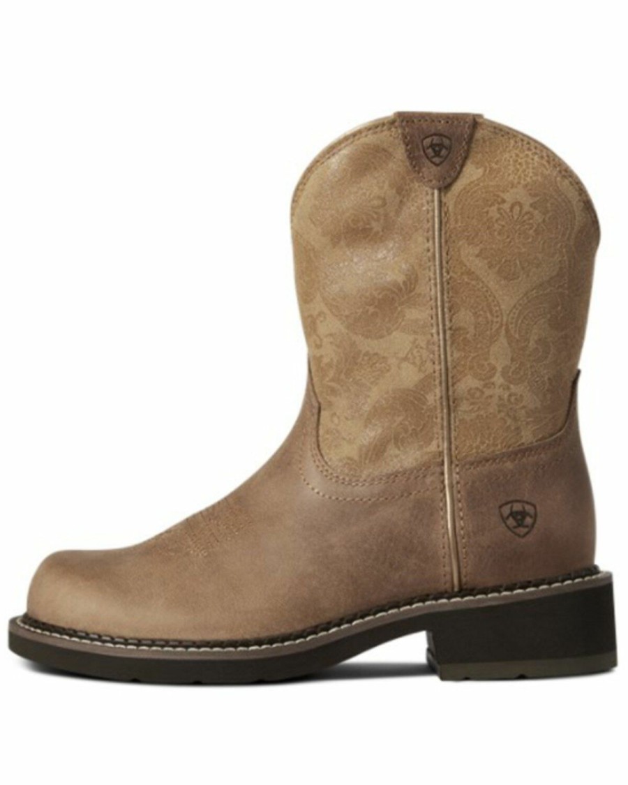 Women * | Top Selling Ariat Women'S Fay Fatbaby Western Boots Round Toe