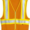 Men * | Official Wolverine Men'S Safety Mile Marker Vest