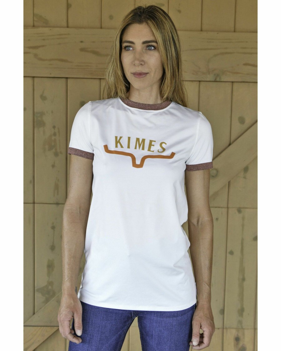 Women * | Special Offers Kimes Ranch Women'S Natural Fast Short Sleeve Tech Tee