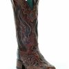 Women * | Unique Corral Women'S Rodeo Laser Western Boots Square Toe