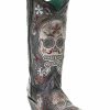 Women * | Sale Online Corral Women'S Sugar Skull Embroidery Western Boots Sniptoe