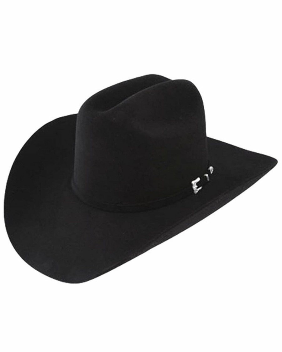 Men * | Cheap Resistol Men'S 20X Black Gold Fur Felt Hat