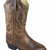 Kids * | Cut Price Smoky Mountain Youth Girls' Annie Western Boots Round Toe