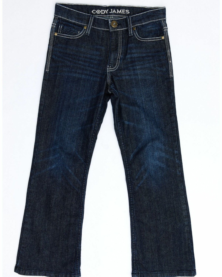 Kids * | Latest Cody James Boys' 8-20 Night Hawk Stretch Relaxed Bootcut Jeans