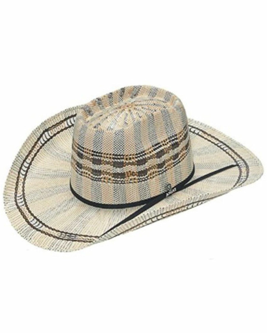 Gifts * | Hot Sell Ariat Men'S Natural Bangora Straw Cord Western Hat