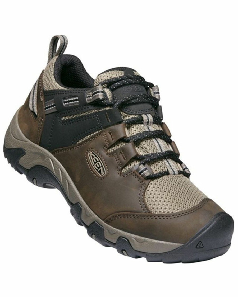 Men * | Top Selling Keen Men'S Canteen & Bridle Steens Vent Lace-Up Waterproof Hiking Shoe