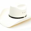 Men * | Official Stetson Men'S Natural Hangerman Straw Western Hat