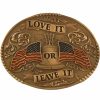 Men * | Premium Cody James Men'S Love It Or Leave It Buckle