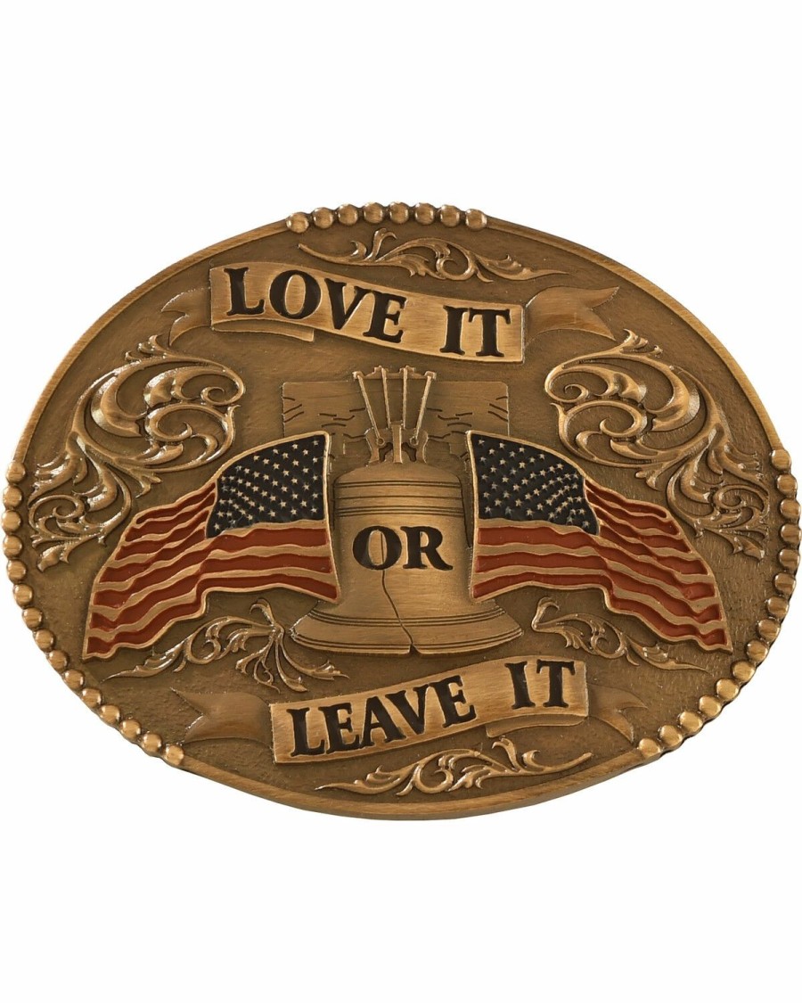 Men * | Premium Cody James Men'S Love It Or Leave It Buckle