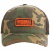 Men * | Top Selling Rock & Roll Denim Men'S Camo Print Twill Snap Back Ball Cap