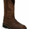 Men * | Exquisite Gifts Justin Men'S Driller Western Work Boots Steel Toe