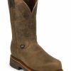 Men * | Sale Online Justin Men'S J-Max 8 Pull-On Work Boots