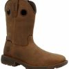 Men * | Discount Rocky Men'S Dark Brown Legacy 32 Waterproof Steel Toe Work Boot Square Toe