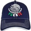 Men * | Sale Online Cowboy Hardware Men'S Navy Fuerte Embroidered Eagle Ball Cap