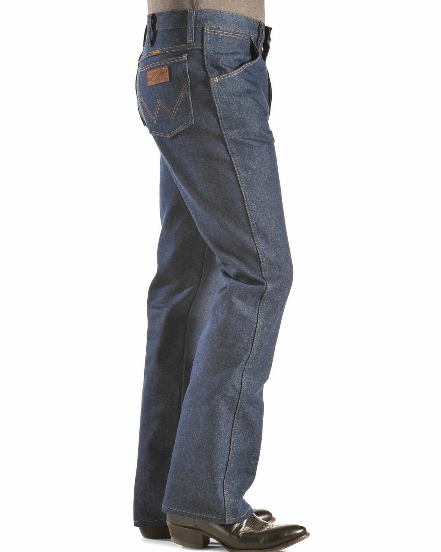 Men * | Top Selling Wrangler Men'S Slim Fit Traditional Boot Cut Jeans