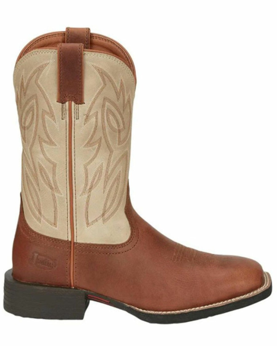 Gifts * | Cheap Justin Men'S Canter Western Boots Broad Square Toe