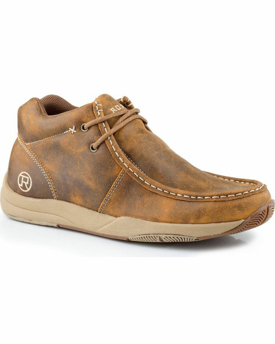 Men * | Premium Roper Men'S Casual Chukka Boots