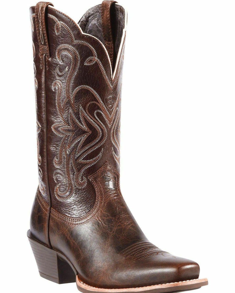 Women * | Unique Ariat Women'S Legend Chocolate Chip Western Boots Snip Toe